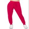 ALWAYS Women's Ribbed Jogger Sweatpants - Rib-Knit Lightweight Soft Stretch Pork Chop Pockets Pants Deep Red 2XL view 2