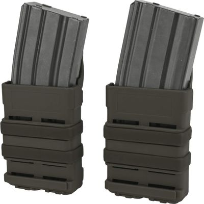 Evike Airsoft - Matrix Fast Hardshell Mag Holster - 2X Large Configuration (Color: OD Green)