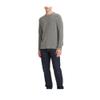 Levi's Men's Long Sleeve Relaxed Thermal, Chisel Grey Heather, Large view 1