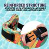 Kemp USA Water Aerobics Belt - Swimming Belts for Exercise and Fitness - Reinforced Nylon Belt Attachments with Plastic Couplings - Aqua Waist Belt for Adult - X-Small - Color-Coded view 4