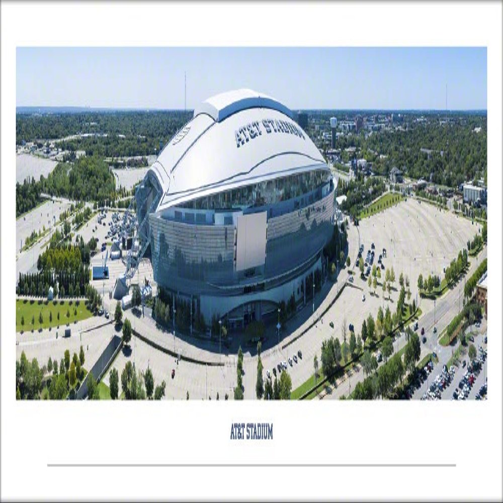 AT&T Stadium - Unframed 40 x 13.5 Poster by Blakeway Panoramas