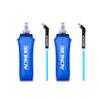 AONIJIE TPU Soft Folding Water Bottles Collapsible Flask for Hydration Pack for Running Hiking Cycling Climbing Pack of 2 (500ml with Straw -Pack of 2) view 1