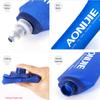 AONIJIE TPU Soft Folding Water Bottles Collapsible Flask for Hydration Pack for Running Hiking Cycling Climbing Pack of 2 (500ml with Straw -Pack of 2) view 3
