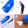 AONIJIE TPU Soft Folding Water Bottles Collapsible Flask for Hydration Pack for Running Hiking Cycling Climbing Pack of 2 (500ml with Straw -Pack of 2) view 4