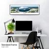 AT&T Stadium - 40.25x13.75-inch Standard Framed Print by Blakeway Panoramas view 2