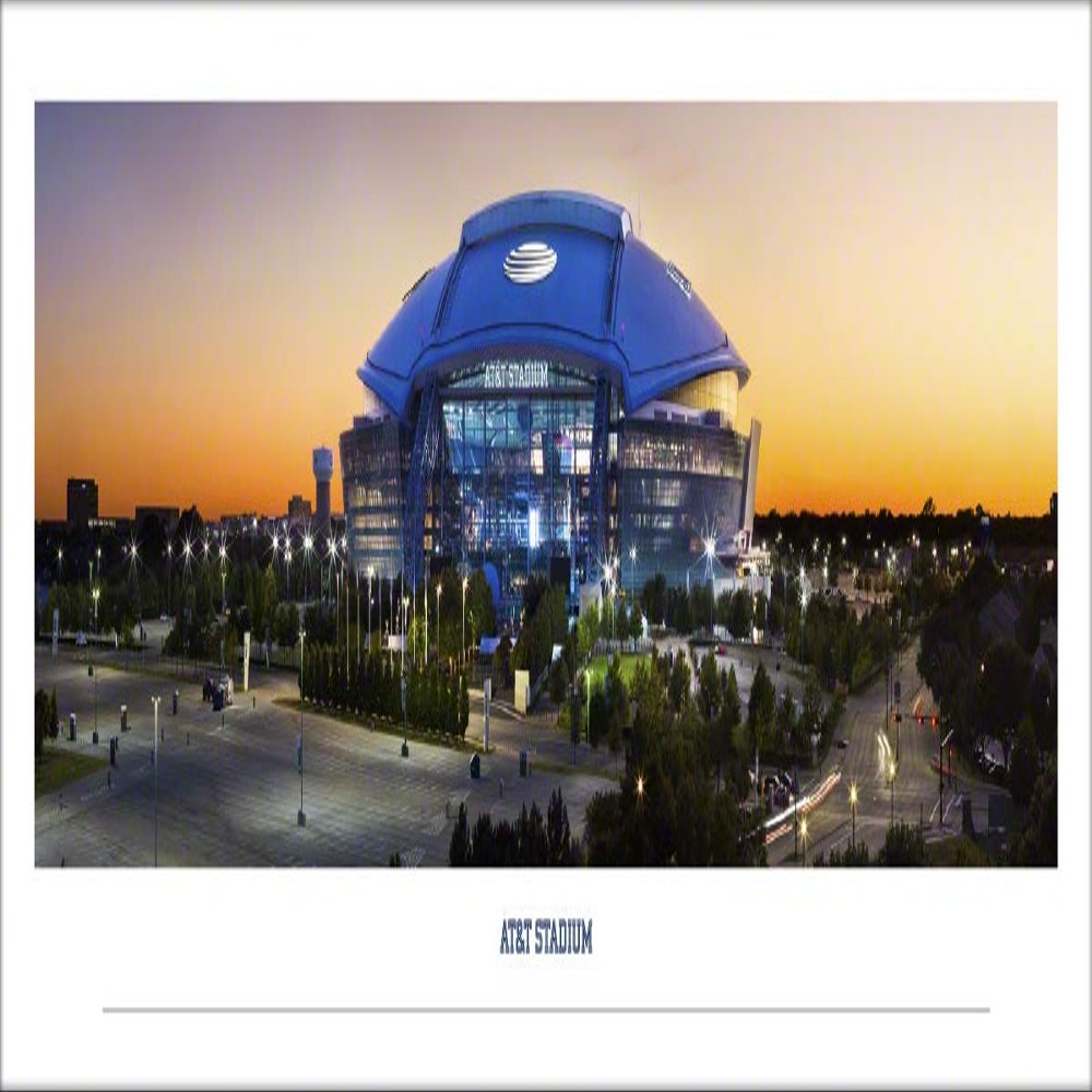 AT&T Stadium - Unframed 40 x 13.5 Poster by Blakeway Panoramas