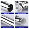 2PCS Tournament Style Boat Fishing Rod Holders, 316 Stainless Steel Clamp on 7/8" to 1" Rail, 360 Adjustable Fishing Rod Holder view 2