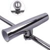 2PCS Tournament Style Boat Fishing Rod Holders, 316 Stainless Steel Clamp on 7/8" to 1" Rail, 360 Adjustable Fishing Rod Holder view 4