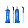AONIJIE TPU Soft Folding Water Bottles Collapsible Flask for Hydration Pack for Running Hiking Cycling Climbing Pack of 2 (250ml with Straw -Pack of 2) view 1