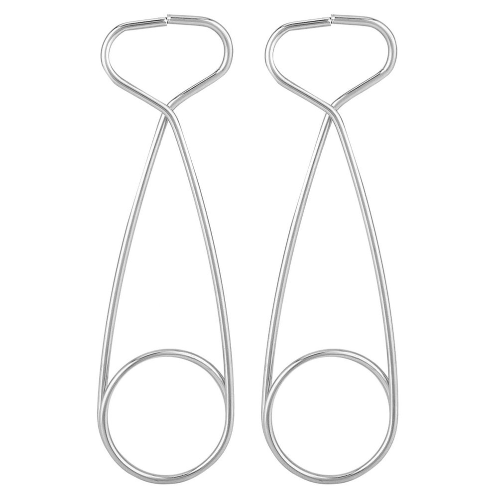 AYNEFY 2Pcs Stainless Steel Fish Mouth Jaw Spreaders Hanging Hook Rack for Cooker Water Bottle