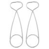 AYNEFY 2Pcs Stainless Steel Fish Mouth Jaw Spreaders Hanging Hook Rack for Cooker Water Bottle view 1