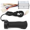 Demeras 24V 250W Brush Controller with Thumb Throttle Grip Excellent Heat Dissipation E?Scooter Controller & Handlebar Suitable for Cycling and Hiking Electric, Cars and Scooters view 3