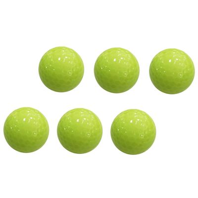 BESPORTBLE 6pcs Golf Glow The Dark for Night Practice Synthetic Impact Resistant Portable for Evening Golfing Fun