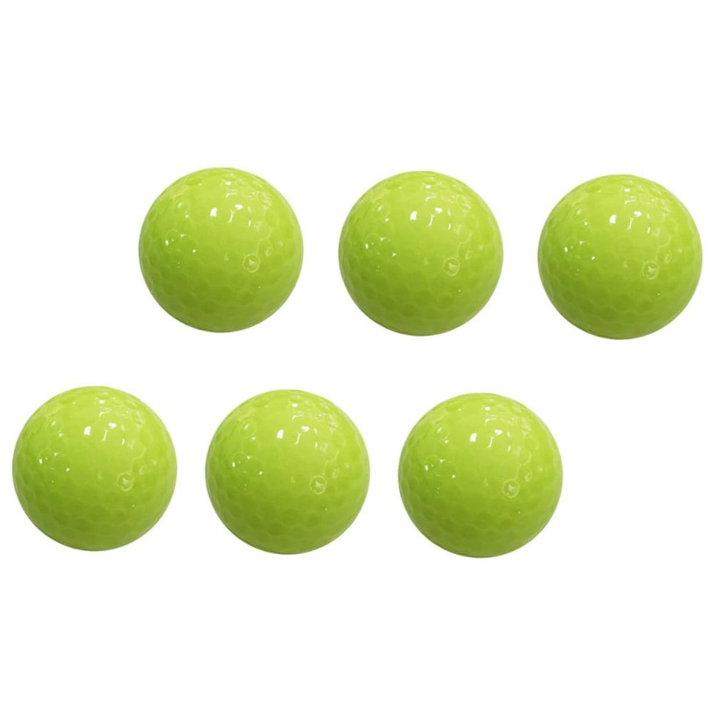BESPORTBLE 6pcs Golf Glow The Dark for Night Practice Synthetic Impact Resistant Portable for Evening Golfing Fun