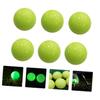 BESPORTBLE 6pcs Golf Glow The Dark for Night Practice Synthetic Impact Resistant Portable for Evening Golfing Fun view 3