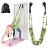 KimDaro Waist Back Leg Stretch Strap/Yoga Fitness Band, Leg Stretching Assist Trainer, Yoga Stretcher, Back Bend Split Inversion Strap for Fitness, Dance, Ballet, Gymnastics (Green) view 1