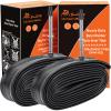 700C Heavy Duty Bike Tubes 700x35C/38C/40C/43C FV60 Presta Valve (35/43-622) 700C Bicycle Inner Tubes Compatible with 700x35C 700x36C 700x37C 700x38C 700x40C 700x42C 700x43c Bike Tire Tubes 2-PCS view 1