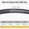 700C Heavy Duty Bike Tubes 700x35C/38C/40C/43C FV60 Presta Valve (35/43-622) 700C Bicycle Inner Tubes Compatible with 700x35C 700x36C 700x37C 700x38C 700x40C 700x42C 700x43c Bike Tire Tubes 2-PCS view 2