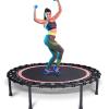 Mini Fitness Trampoline with Bungees  Stable & Quiet Rebounder for Adults, Perfect for Indoor & Outdoor Workouts view 1