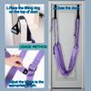 KimDaro Waist Back Leg Stretch Strap/Yoga Fitness Band, Leg Stretching Assist Trainer, Yoga Stretcher, Back Bend Split Inversion Strap for Fitness, Dance, Ballet, Gymnastics (Purple) view 4