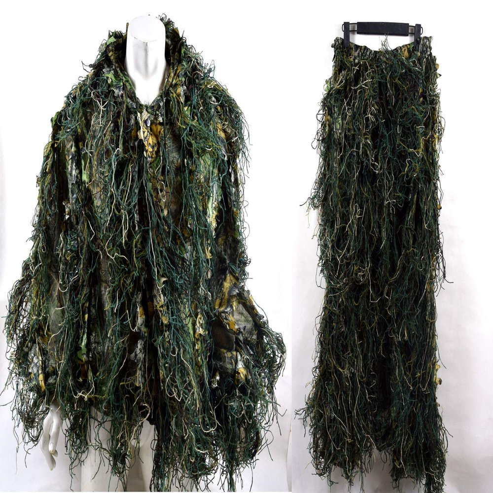 Camouflage Woodland Leafy 3D Yowie Ghillie Suit Bionic Training Bowhunt Ghillie Suit