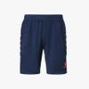 KELME Kid's Goalkeeper Shorts - Padded Soccer Goalie Shorts, Boys/Girls,Size 12, Blue/Orange view 4