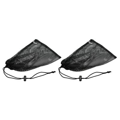 Cabilock Mesh Bag for Tennis Balls Storage Pouch Drawstring Portable for Travel