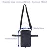 Catheter Bag with Nylon Belt,Catheter Assistant Thigh Belt with Quick Release Buckle,Waterproof Oxford Cloth Material view 2