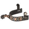 Weaver Leather Men's Spur with Arrow Crossing Design, Black Multi Arrow Crossing view 1