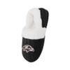 FOCO Baltimore Ravens NFL NFL Womens Team Color Moccasin Slipper - S view 4