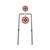 Allen Company EZ Aim Hardrock AR500 Round Spinner Targets & Stand, Rimfire Rounds & Centerfire Pistols, 7.375 W x 23 H inches, White/Red/Black view 1
