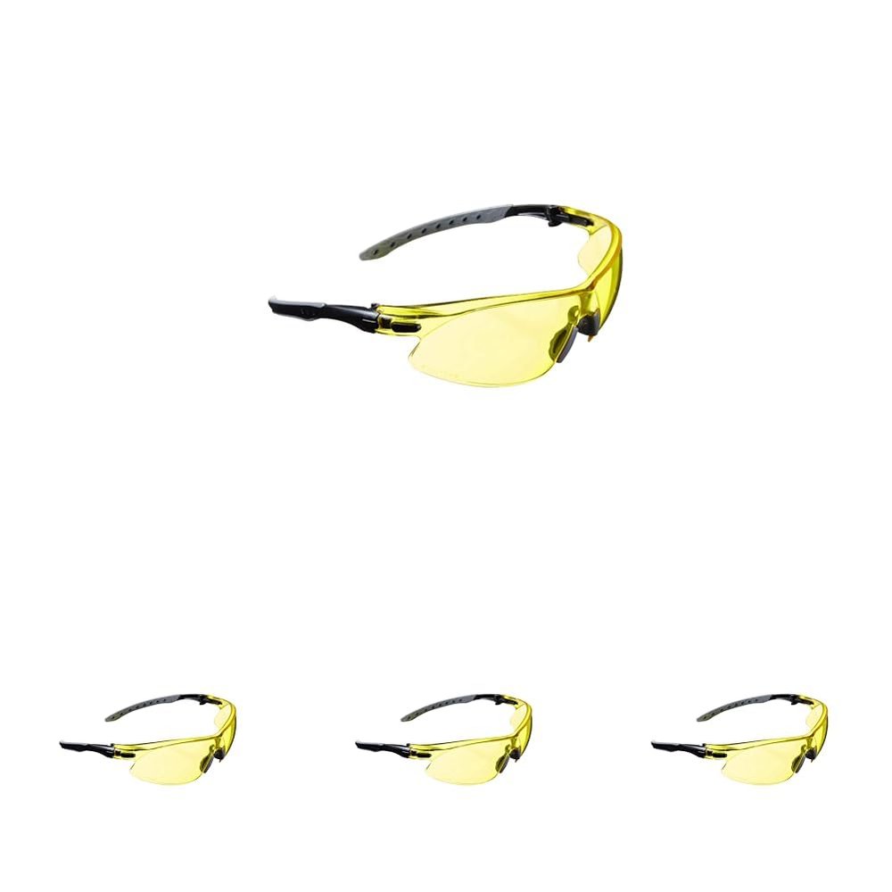 Allen Company Keen Shooting Safety Glasses, Yellow Lenses, ANSI Z87.1+ & CE Rated, one size