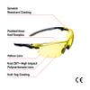 Allen Company Keen Shooting Safety Glasses, Yellow Lenses, ANSI Z87.1+ & CE Rated, one size view 3
