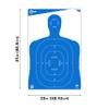 Allen Company 100-Pack EZ-Aim Silhouette Targets for Shooting - Human Body Paper Practice Targets - Gun Range Accessories - 23" x 35" view 2
