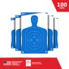 Allen Company 100-Pack EZ-Aim Silhouette Targets for Shooting - Human Body Paper Practice Targets - Gun Range Accessories - 23" x 35" view 4