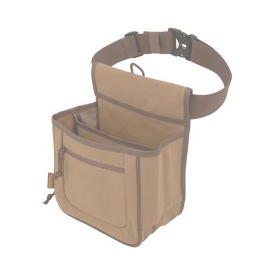 Allen Company Rival Double Compartment Shell Bag & 52" Waist Belt, Tan