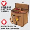 Allen Company Rival Double Compartment Shell Bag & 52" Waist Belt, Tan view 4