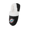 FOCO Miami Dolphins NFL NFL Womens Team Color Moccasin Slipper - XL view 2
