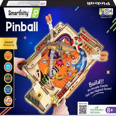Smartivity DIY Pinball Machine I Global Award Winning Game Ages 8-99 Years