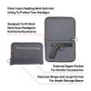 Allen Company 11" Auto-Fit 2.0 Deluxe Handgun Case, Gray/Red view 3
