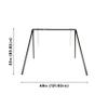 Allen Company EZ Aim Custom Gong Target Hanging System, 48 L x 44 W x 33 H inches, Black view 2