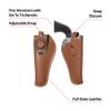 Allen Company Red Mesa Leather Revolver Holster, 5.5-7" Barrel Revolvers, Brown Leather view 3