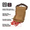Allen Company Rival Hull Bag & 52 inch Waist Belt, Holds 100 Empty Hulls, Tan, Caramel Brown, One Size, Bags & Range_Trap & Skeet view 2