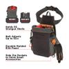 Allen Company Competitor All-in-One Shotgun Shell Pouch with D-Rings - Clay, Trap, and Skeet Shooting Accessories - Hunting and Gun Range Gear - Hard Molded Design - Gray view 3
