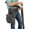 Allen Company Competitor All-in-One Shotgun Shell Pouch with D-Rings - Clay, Trap, and Skeet Shooting Accessories - Hunting and Gun Range Gear - Hard Molded Design - Gray view 4