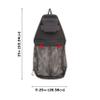Allen Company Competitor Over-Under Molded Hull Bag, Holds 125 Empty Hulls, Gray view 2