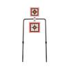 Allen Company EZ-Aim Hardrock AR500 Square Spinner Targets & Stand, Rimfire Rounds & Centerfire Pistols, 9.5 W x 22.75 H inches, White/Red/Black, one Size (Targets & THROWERS_Metal) view 1