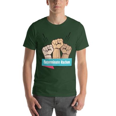 Clap Tees Short-Sleeve Unisex T-Shirt Racism 11262032