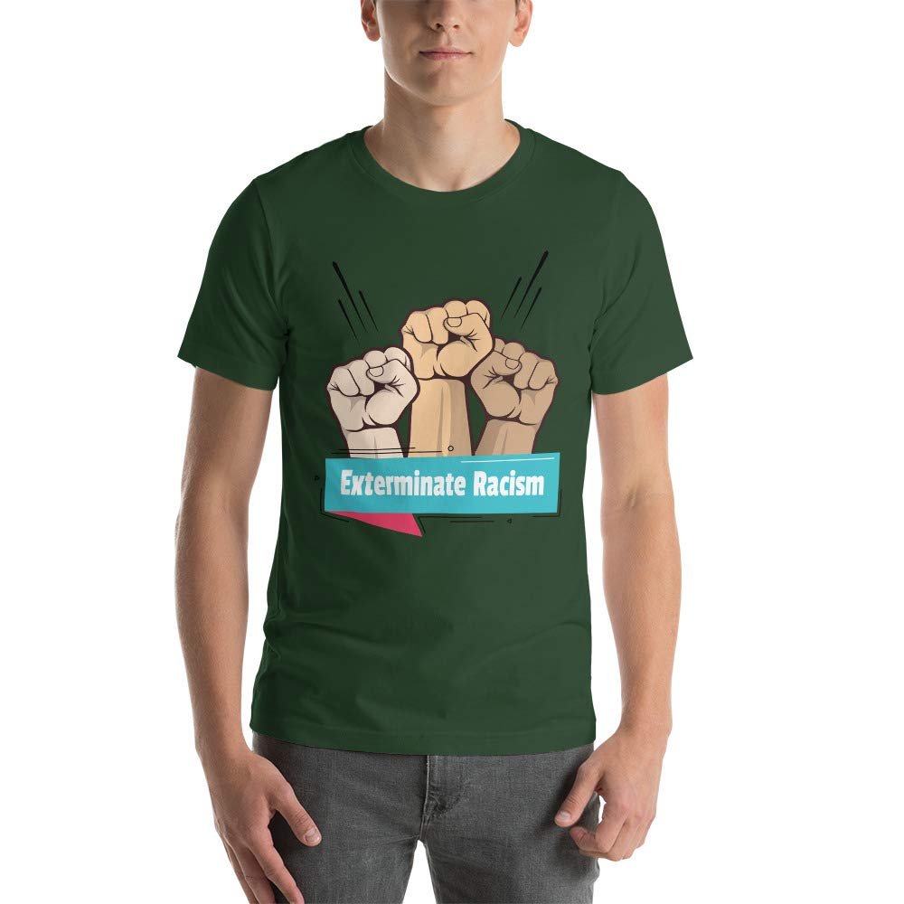 Clap Tees Short-Sleeve Unisex T-Shirt Racism 11262032