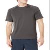 Amazon Essentials Men's Slim-Fit Short-Sleeve Quick-Dry UPF 50 Swim Tee, Dark Grey, Medium view 1